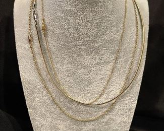 14K Gold Necklaces