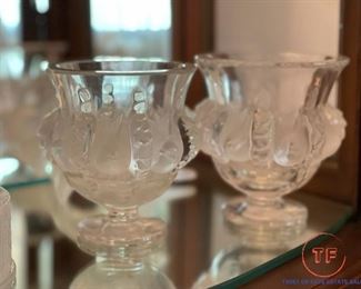 Dampierre Vase by Lalique - PAIR