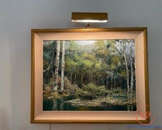 Oil on Canvas Landscape Painting Attributed to ALBERTO CECCONI