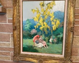 Original Oil on Canvas "Primavera" by ARMANDO VIANNA