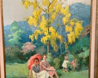 Original Oil on Canvas "Primavera" by ARMANDO VIANNA