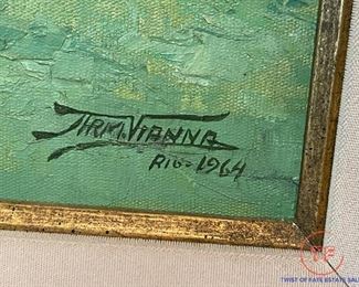 Original Oil on Canvas "Primavera" by ARMANDO VIANNA