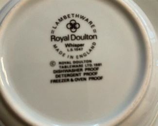 Royal Doulton Whisper China