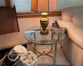 Hollywood Regency Style Side Table