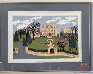 "Josyln Castle" Serigraph by JUDITH WELK