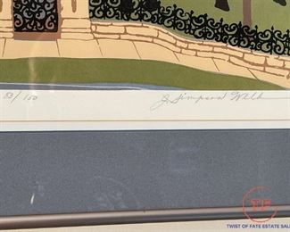 "Josyln Castle" Serigraph by JUDITH WELK