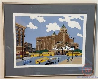 "Rose Theater" Serigraph by JUDITH WELK