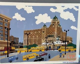 "Rose Theater" Serigraph by JUDITH WELK