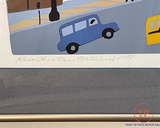 "Rose Theater" Serigraph by JUDITH WELK
