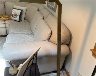 Antique Brass Pharmacist Floor Lamp