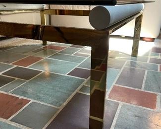 Contemporary Glass Topped Coffee Table