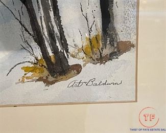 Signed Original Watercolor