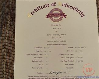 Signed Limited Editions by Kathy Dench Haines