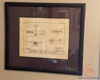Spirit of St. Louis Framed Wall Art