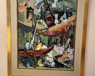 1968 Oil Painting Signed "Granado"
