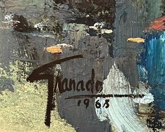 1968 Oil Painting Signed "Granado"
