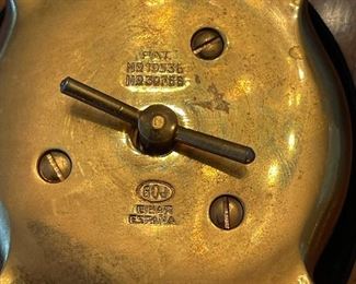 Antique Damascene BOJ EIBAR Spanish Hotel Front Desk Bell