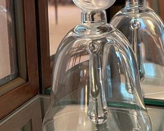 LALIQUE Frosted Bird Dinner Bell