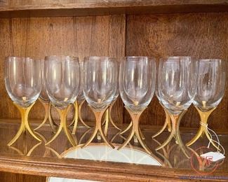 Fostoria MCM Triumph Wine Glasses