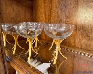 Fostoria MCM Triumph Champagne Glasses