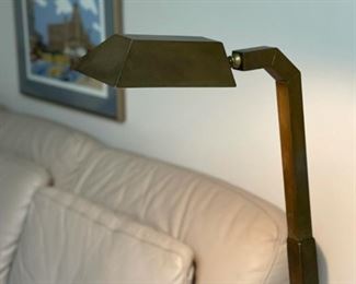 Antique Brass Pharmacist Floor Lamp