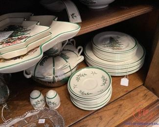 SPODE “Christmas Tree” Dishes