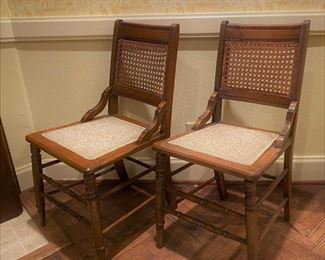 Victorian Eastlake side chairs