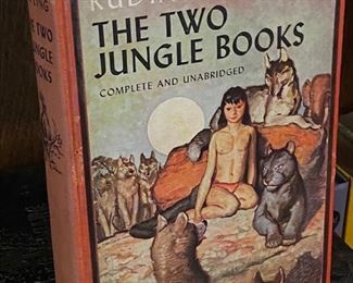 Vintage book, Rudyard Kipling The Two Jungle Books