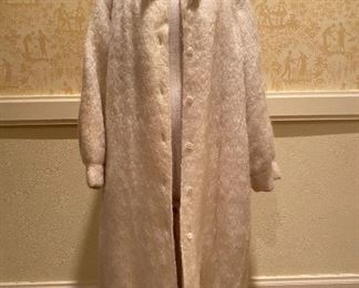 A vintage cashmere ladies top coat by Kasper for Weatherscope and sold through Neiman Marcus