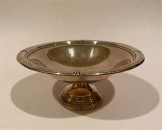 Sterling silver footed dish 