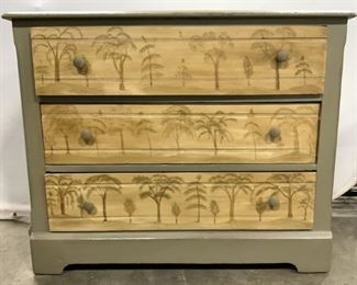 Antique Painted 3 Drawer Chest Circa 1860’s
