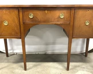 Vintage Mahogany Sideboard W Drawer & Cabinets
