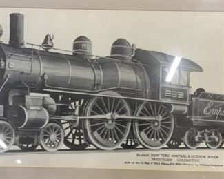 Empire State Express Alvin F. Staufer Lithograph
