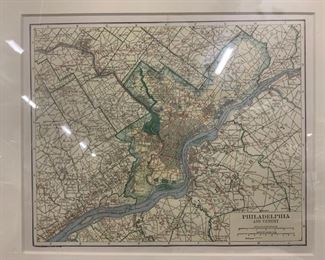 Philadelphia and Vicinity Map
