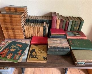 Antique and vintage books