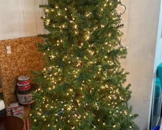 Pre-lit Christmas trees - 7’, 6’, and 5’