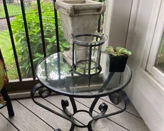 Outdoor decor and side tables