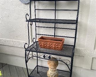 Wrought iron Bakers Rack