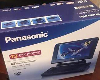 Panasonic Portable DVD/CD player, brand new, still in box!