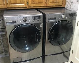 LG True Balance Direct Drive Washer and LG True Steam Sensor Dry Dryer