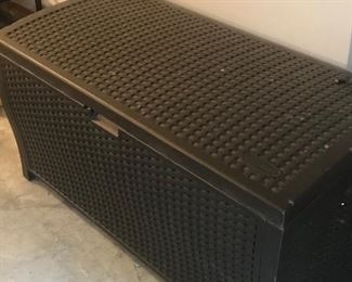 Outdoor Rattan storage container