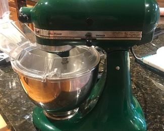 KitchenAid Artesan Series 5 Quart Tilt Head Stand Mixer in dark green