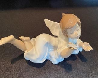 Lladro Wishing on a Star angel