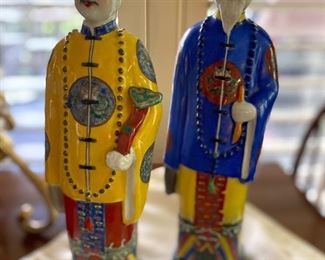 Chinese figures Lu and Shou (missing Fu) which represent three constellations in Chinese culture