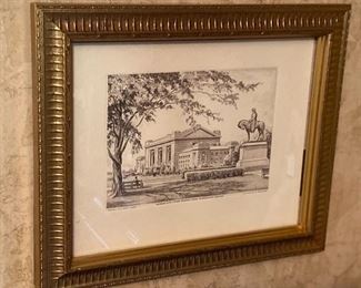 Kansas City art framed