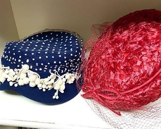 Beautiful vintage hats!
