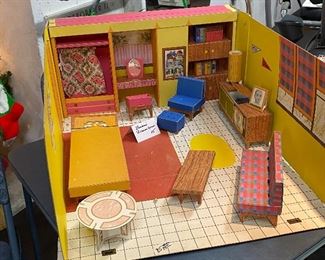 Original Barbie Dream Home with furniture and accessories!
