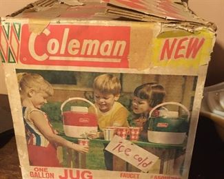 vintage Coleman 1 gallon jug