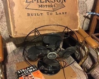 vintage Emerson fan, works!