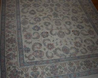 Beautiful  Persian  Kashan Rug with Original Tag approx. 4'x6' with Original Ends and Edges